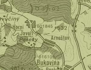 Mapa: Arnoštov