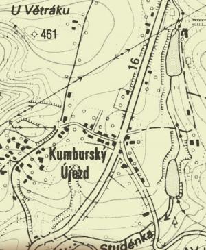 Mapa: Kumburský Újezd