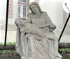 Socha Panny Marie Trpící (Pieta) z 19. století - Vidochov (foto 3)